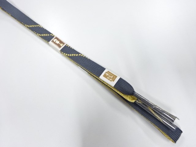 JAPANESE KIMONO / UNUSED KOREI HAND-TIED OBIJIME